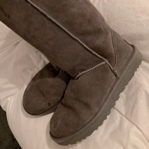 Light gray ugg boots